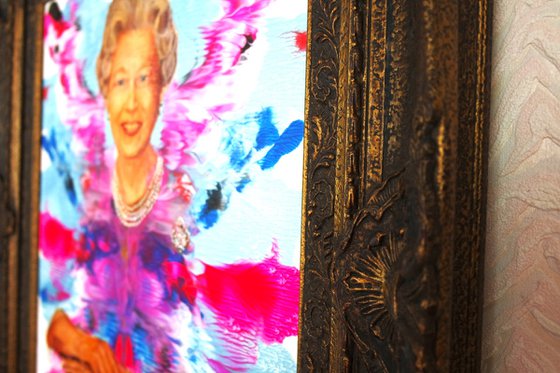 Portrait Elizabeth II Queen 908
