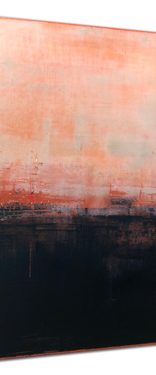 Pink Skies At Night (48x48in) by Robert  Tillberg