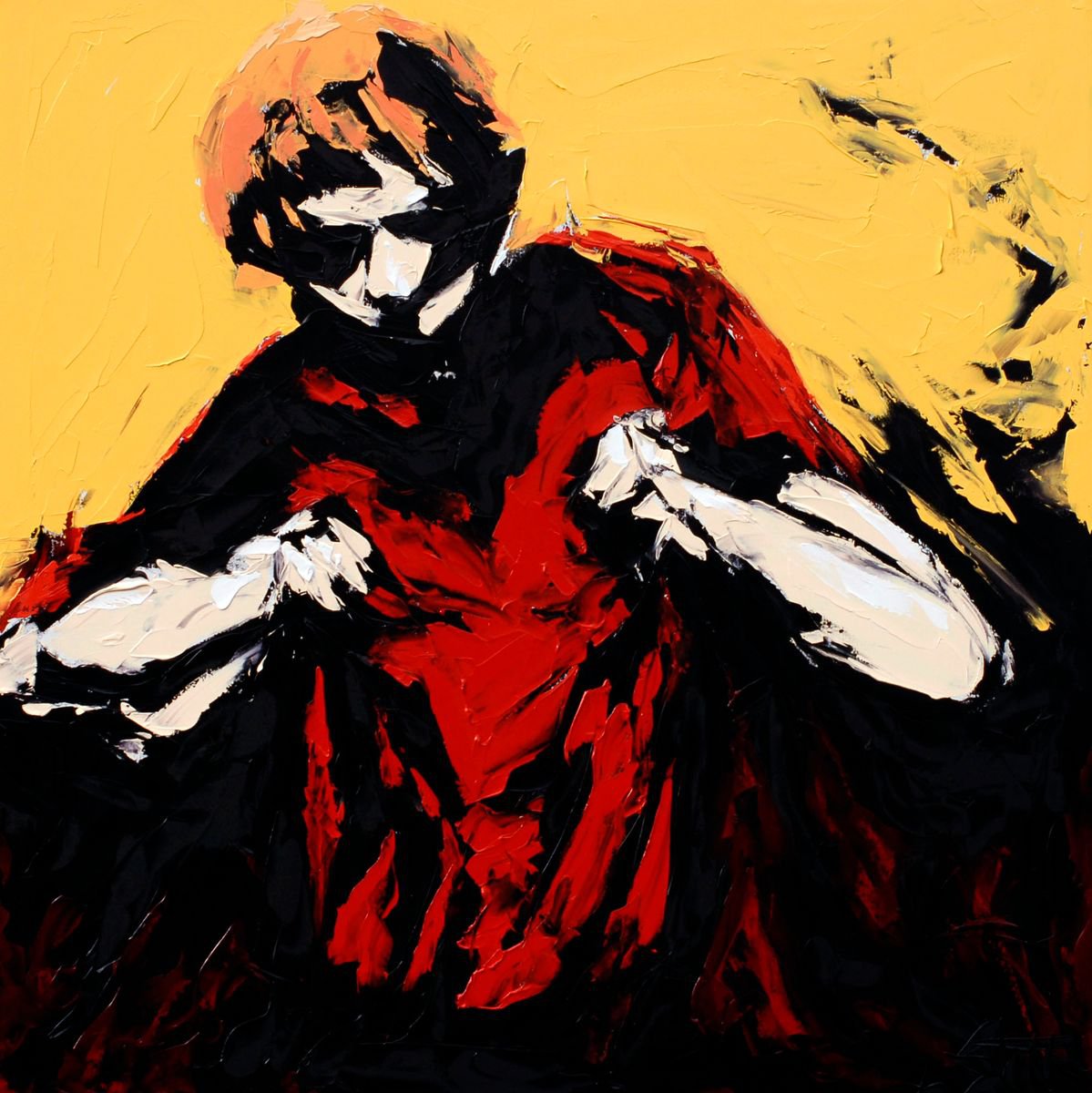 Seeing Red By Bill Stone, 52 X 52, Artwork For Sale On Artfinder