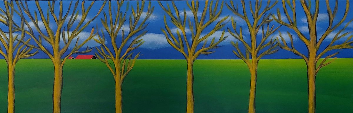  Waiting For Springtime By Nelly Van Nieuwenhuijzen, 35 X 12, Artwork For Sale On Artfinder