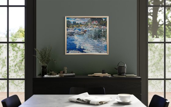 Clouds in the water