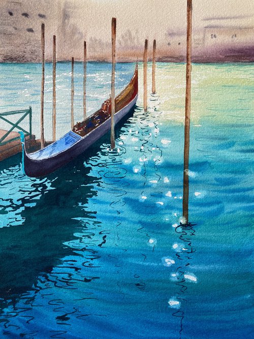 Gondola Venice by Tina Shyfruk