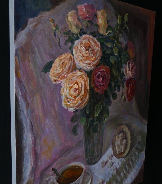 Roses painting