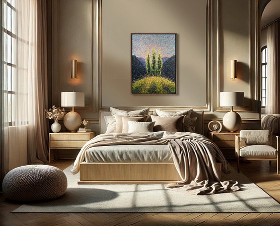 Summer’s Golden Resonance - framed