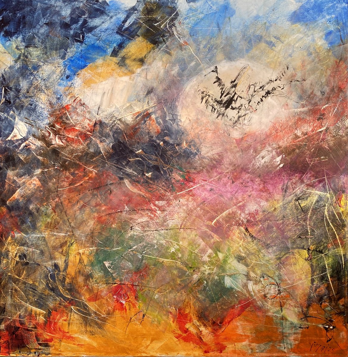Un Giardino Di Fine Estate By YS?rei, 28 X 28, Artwork For Sale On Artfinder