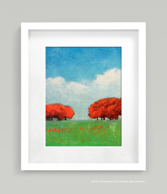 Red Trees Blue Sky 4213
