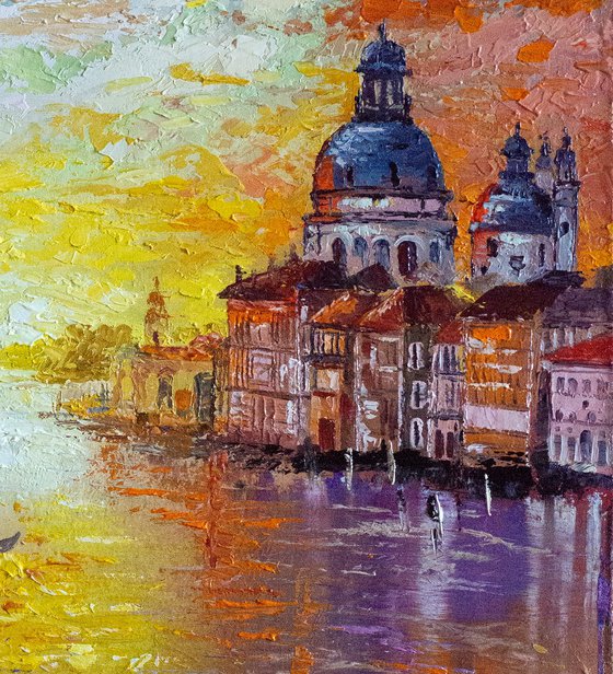 "SUNRISE IN VENICE". IALY