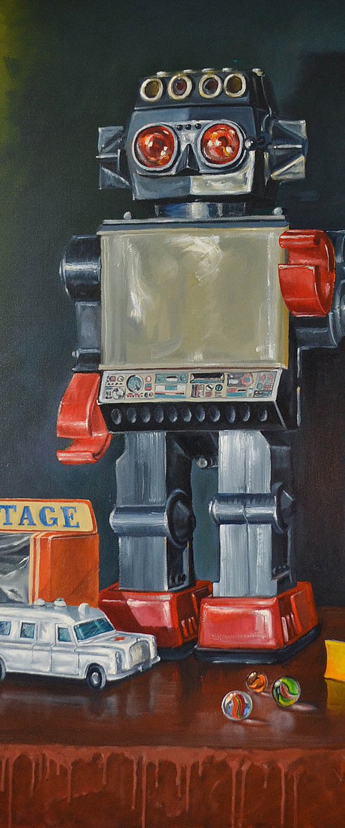 Vintage Robot by PAUL MARTIN