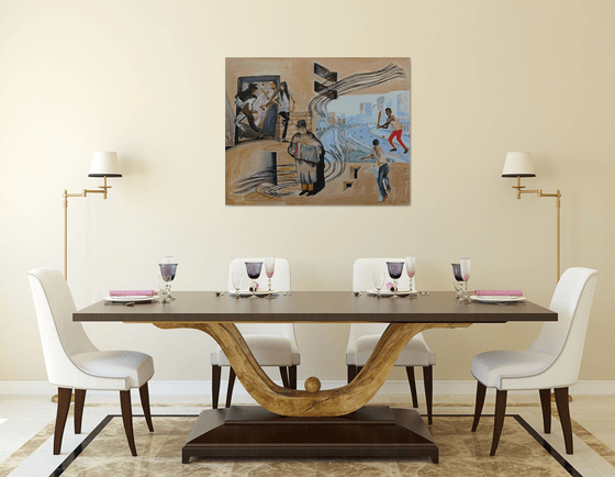 Accordion Player at Aspen Way