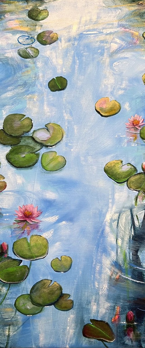 Sunshine On The Pond 1 by Sandra Gebhardt-Hoepfner