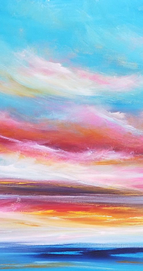 Seascape - Heavenly Glory by Mel Graham