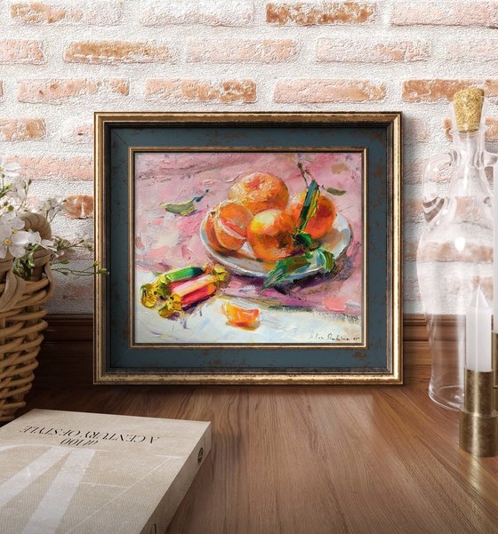 Tangerines and candies