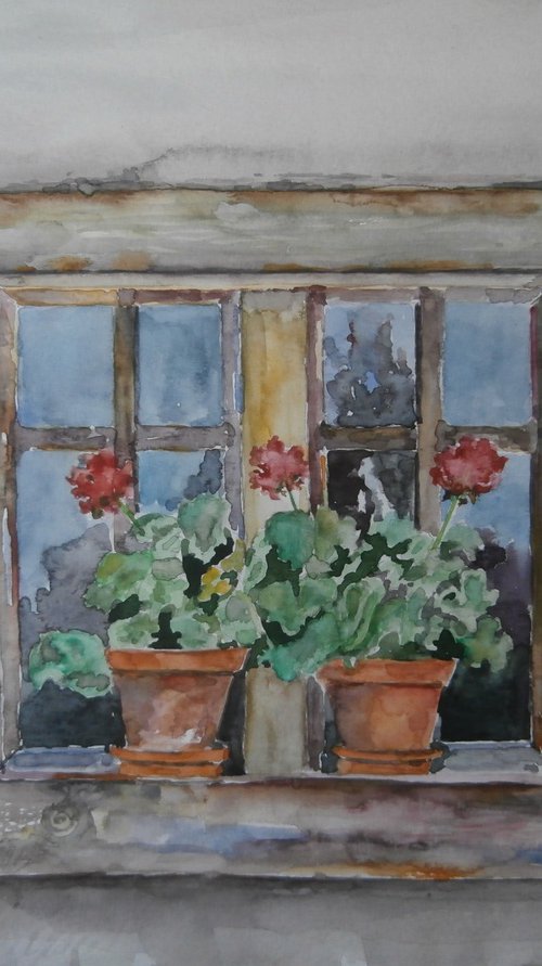 AN OLD WINDOW by Zoran Mihajlović Muza
