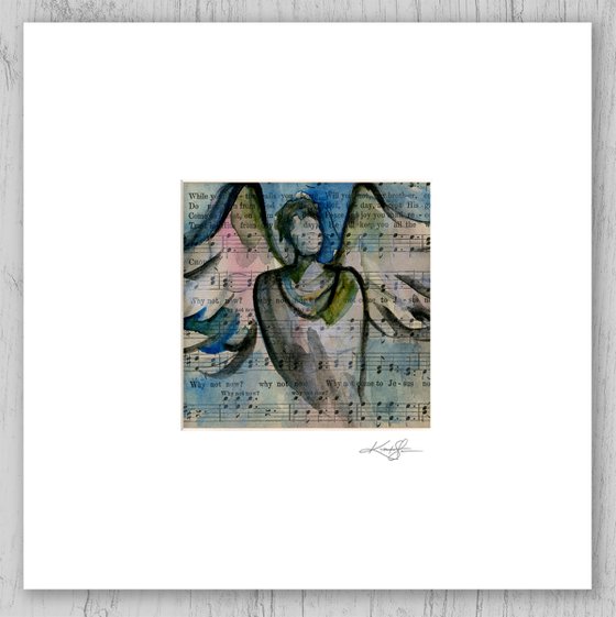 Calling All Angels 92 - Painting by Kathy Morton Stanion