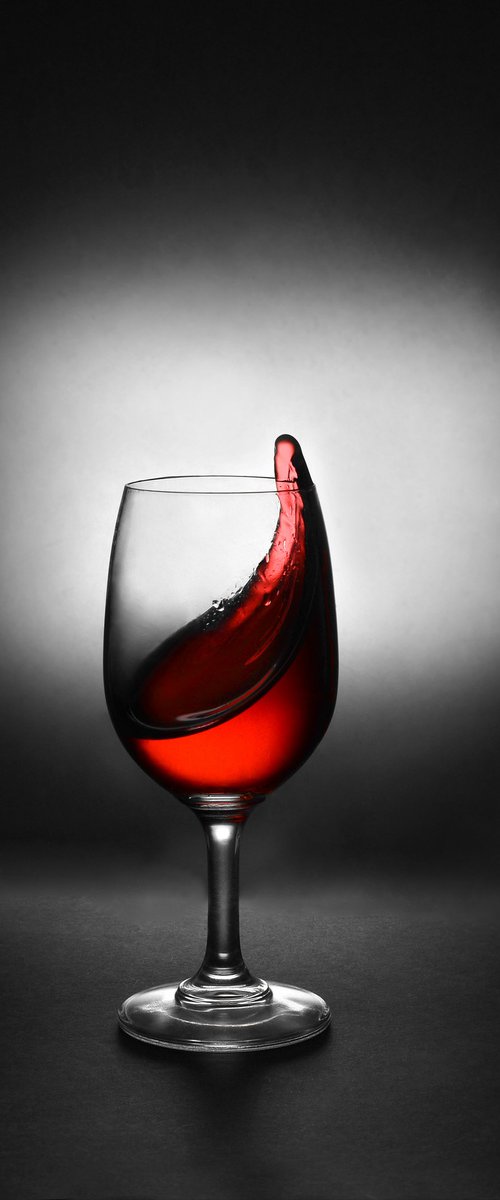 " Glass of wine " Limited edition 1 / 15 by Dmitry Savchenko