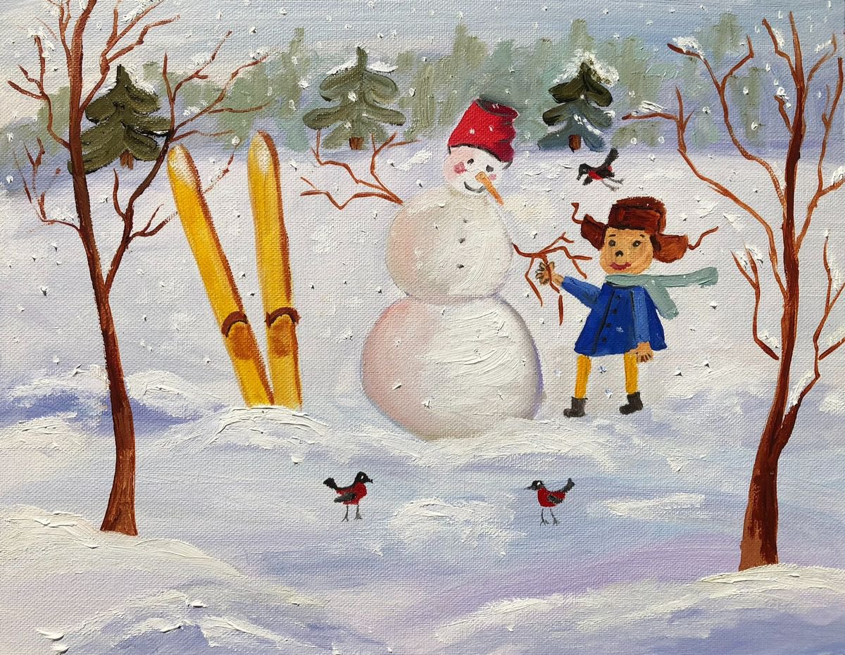 Meeting a Snowman by Inna Montano
