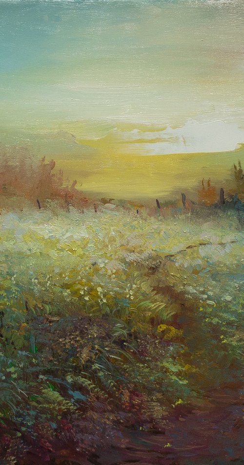 The glory of the morning lights by Aleksandr Jerochin