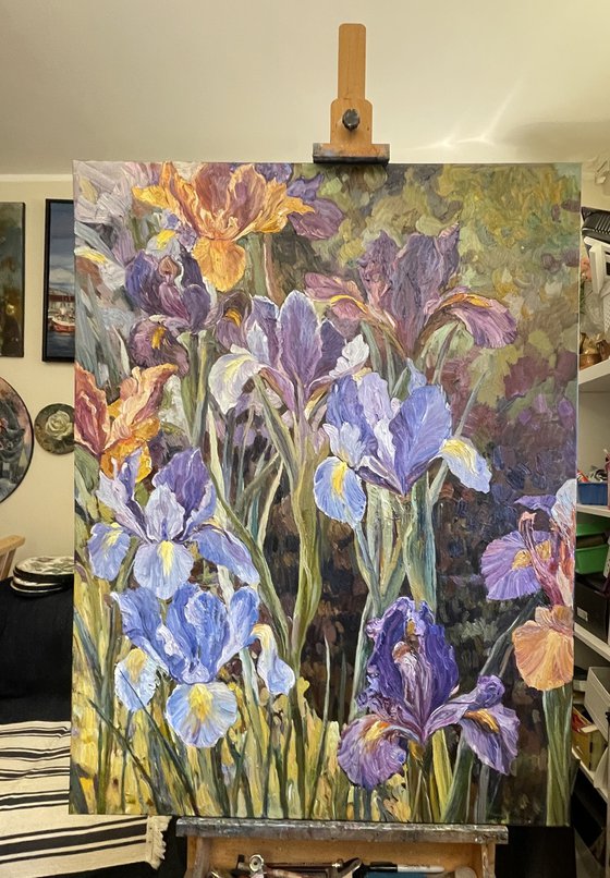 When the irises were big
