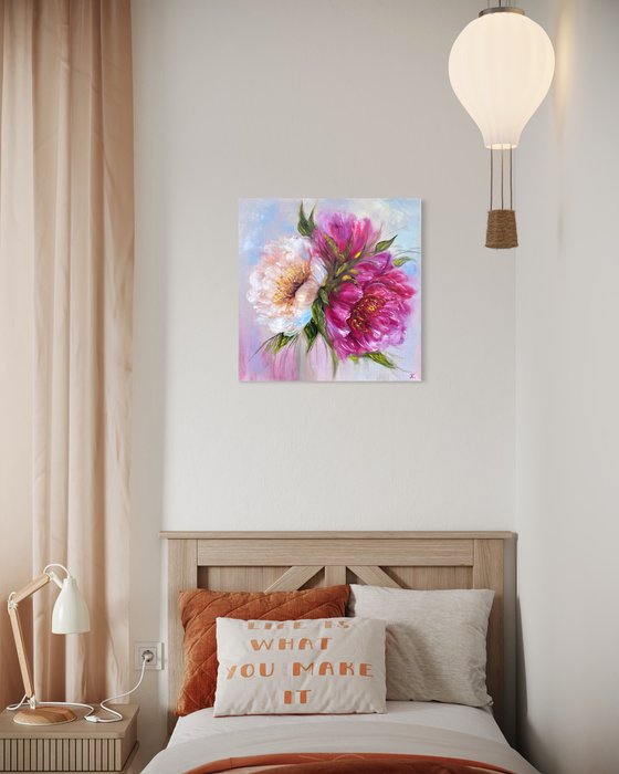 Magic peonies series - With Love