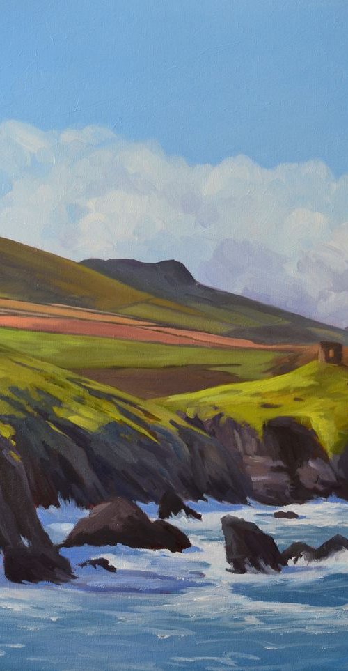 Abereiddy Tower by Dawn Harries