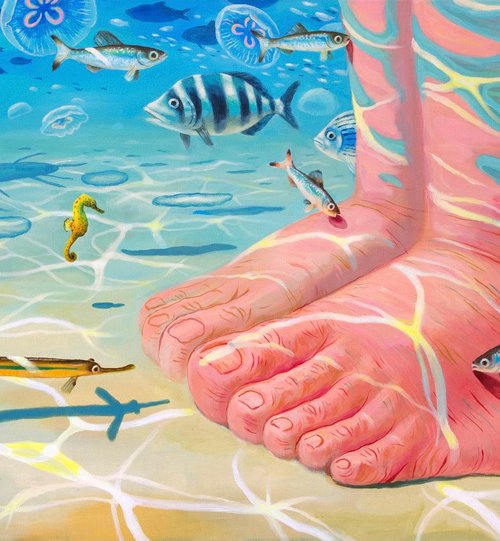 In the sea by Oleksandr Korol