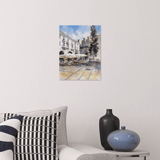 Sunlit Spanish Streets