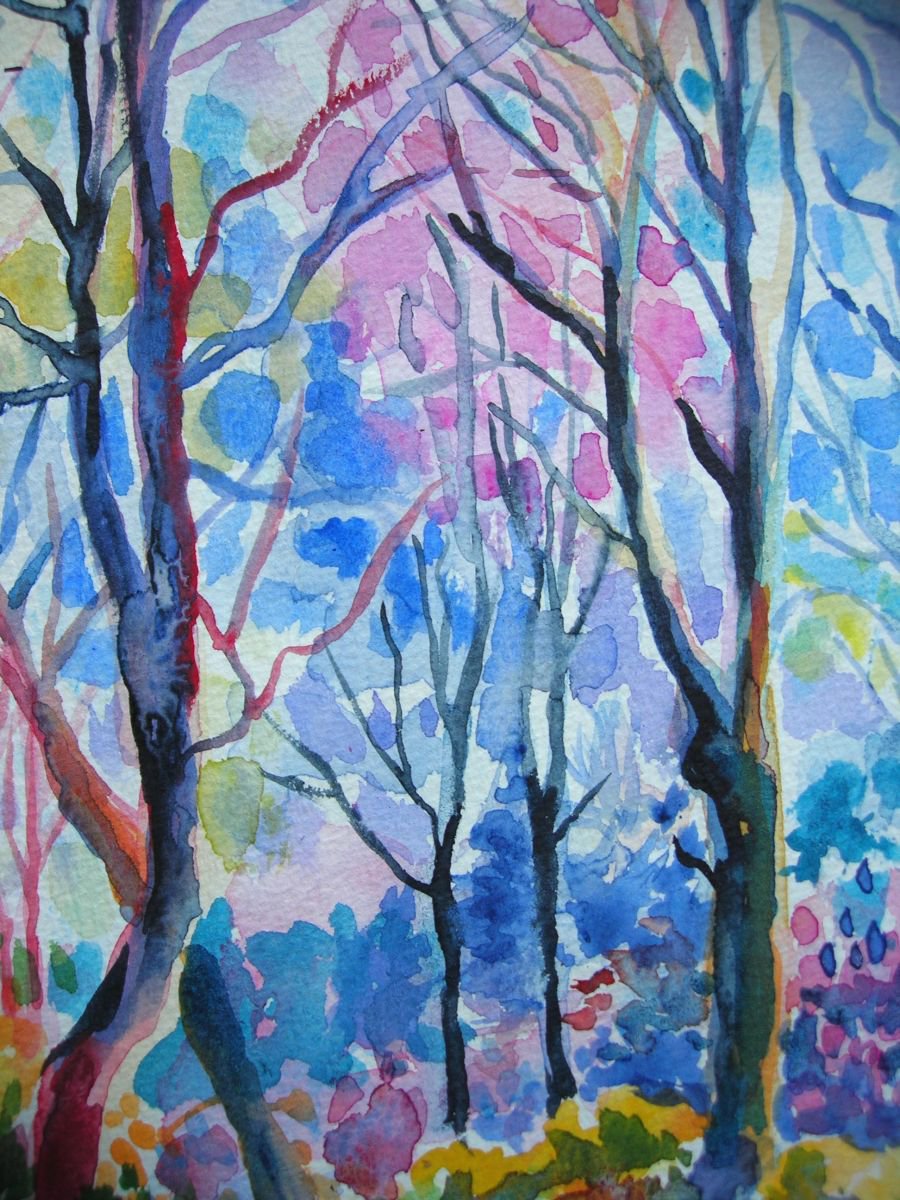Trees - Inspired by Pissarro