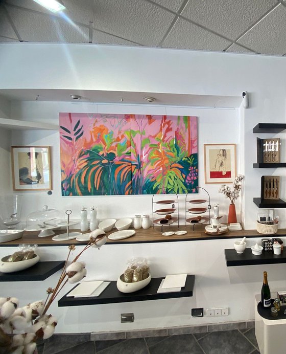 After rain #5, diptych