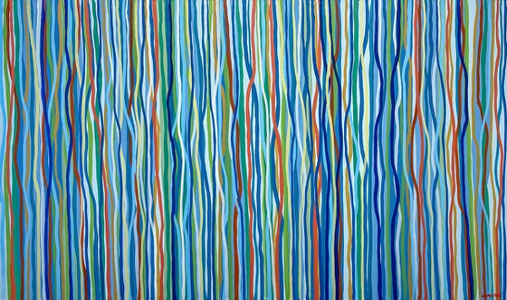 Funk Stream - 152 x 90cm acrylic on canvas