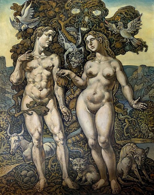 Adam and Eve by Oleg and Alexander Litvinov