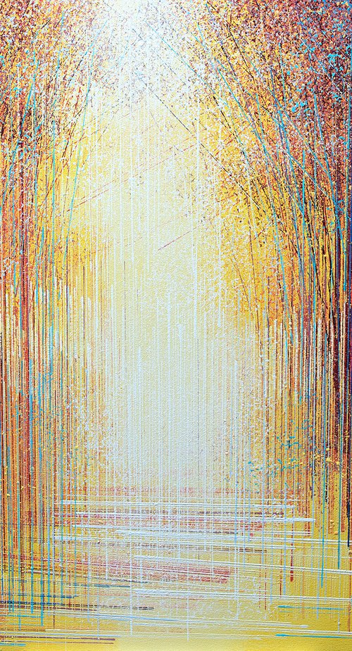 Forest In Sunset Colours by Marc Todd