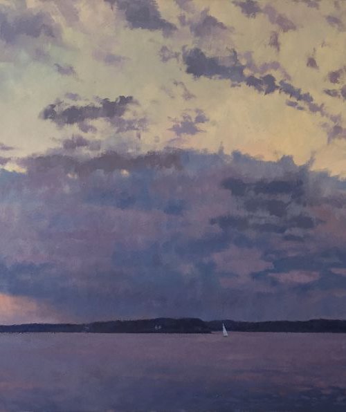 Chesapeake sundown by Christopher  Gill