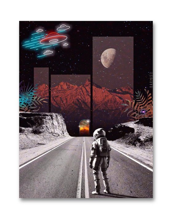 Life On Mars - High Resolution Print on Forex