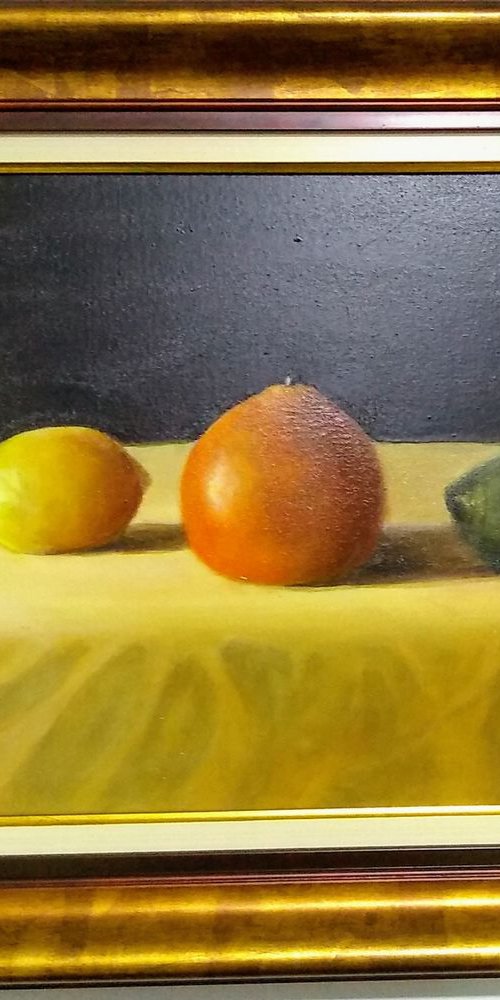 Still-life with fruits by Javier Infantes
