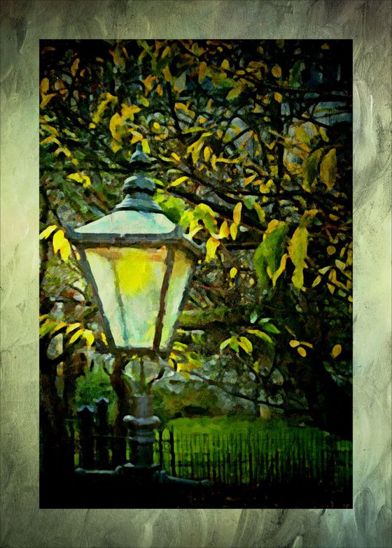 Painted Street Lamp