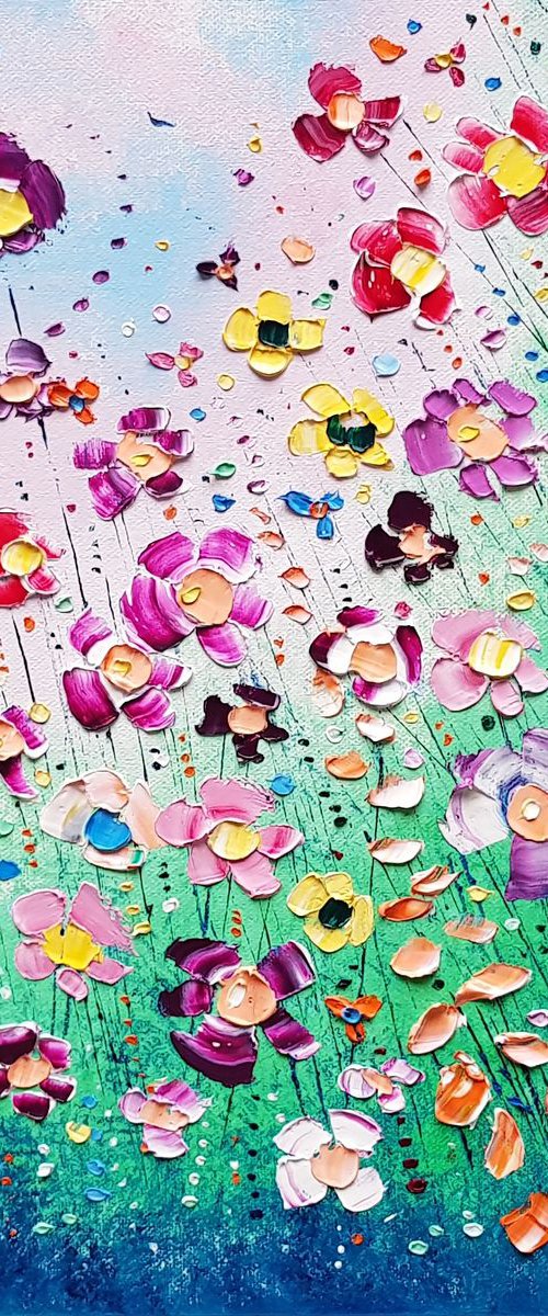 "A Summer Day in the Meadow" - Flowers in Love by Phil Broad