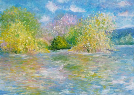 Homage to Monet, The Seine near Giverny