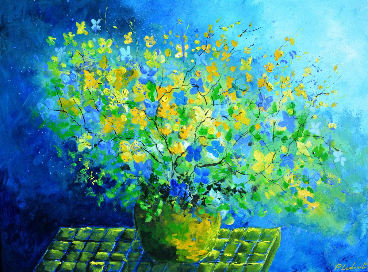 Blue Still Life 97 By Pol Henry Ledent, 35 X 28, Artwork For Sale On Artfinder
