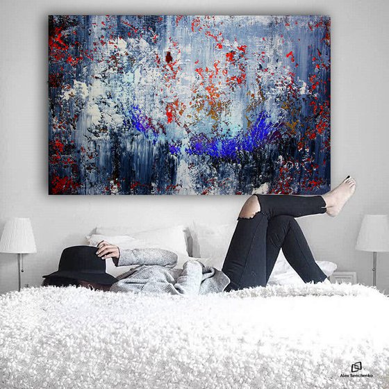 150x100cm. / abstract painting / Abstract 1130
