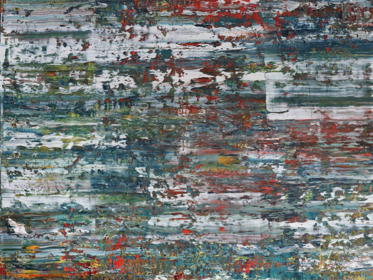 Abstract Oil Painting By Koen Lybaert, 63 X 47", Bealach Na Bi? [Abstract N°2852], Original Artwork