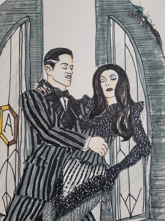 Gomez & Morticia Addams