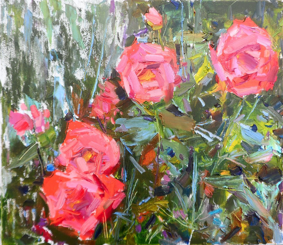Red roses by Yehor Dulin