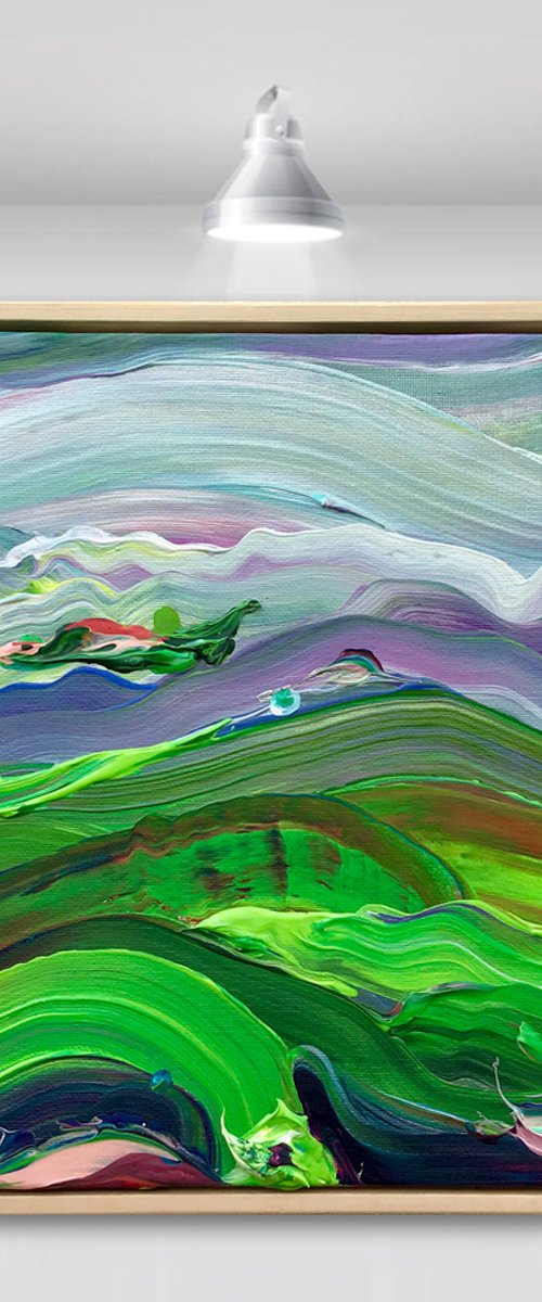 'Country no.14' - 12x12" by Tatiana Georgieva