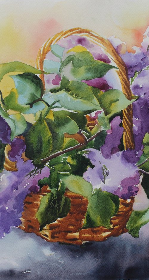 Lilac bouquet#3 by Yurii Pashkov