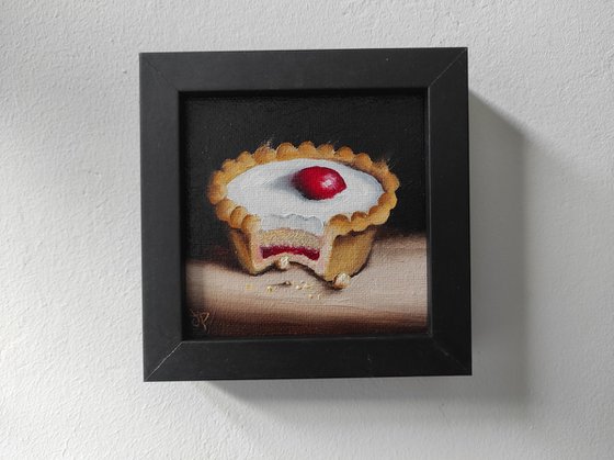 Little Bakewell tart still life