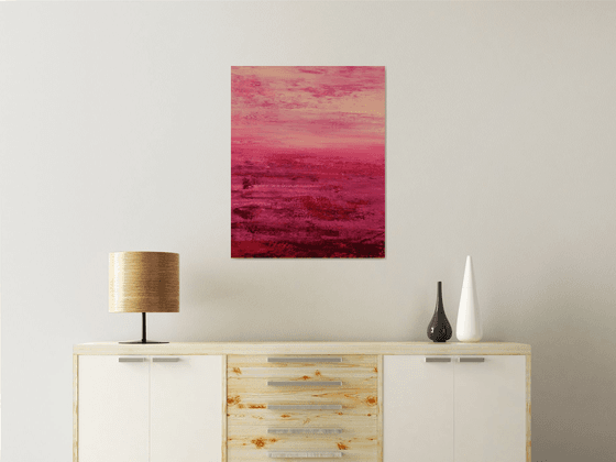 Rose Pink - Modern Color Field Abstract