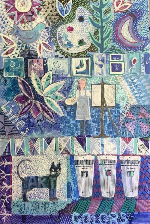 Art Quilt by Eliry Arts
