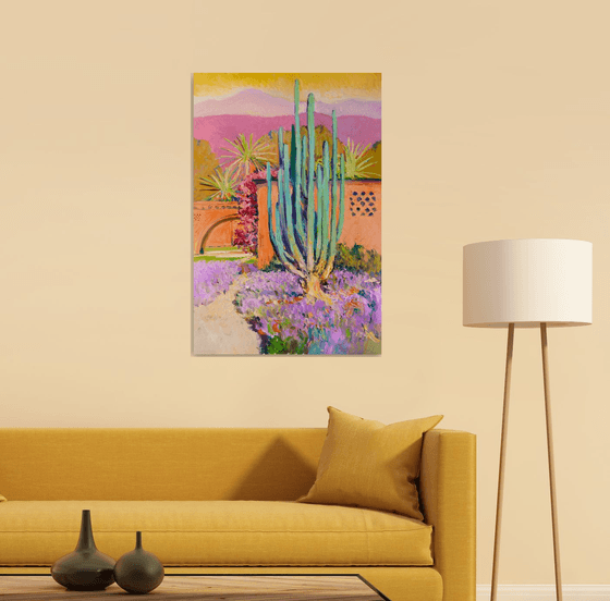 HIspanic House and Cactus