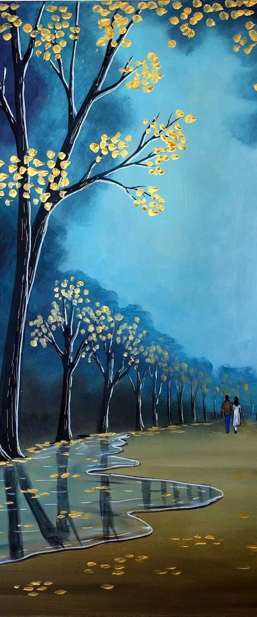 Golden Leaves by Aisha Haider