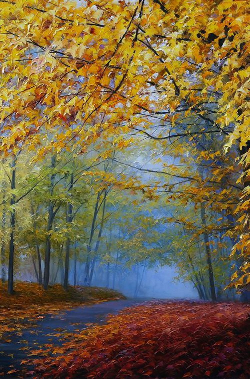 "Autumn road" by Gennady Vylusk
